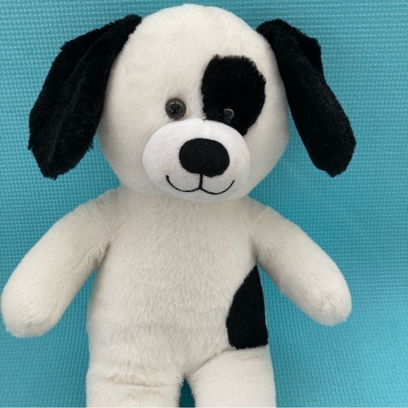 Build-A- Bear White and Black Puppy W/ Marvel Superhero Shorts - Picture 4 of 8